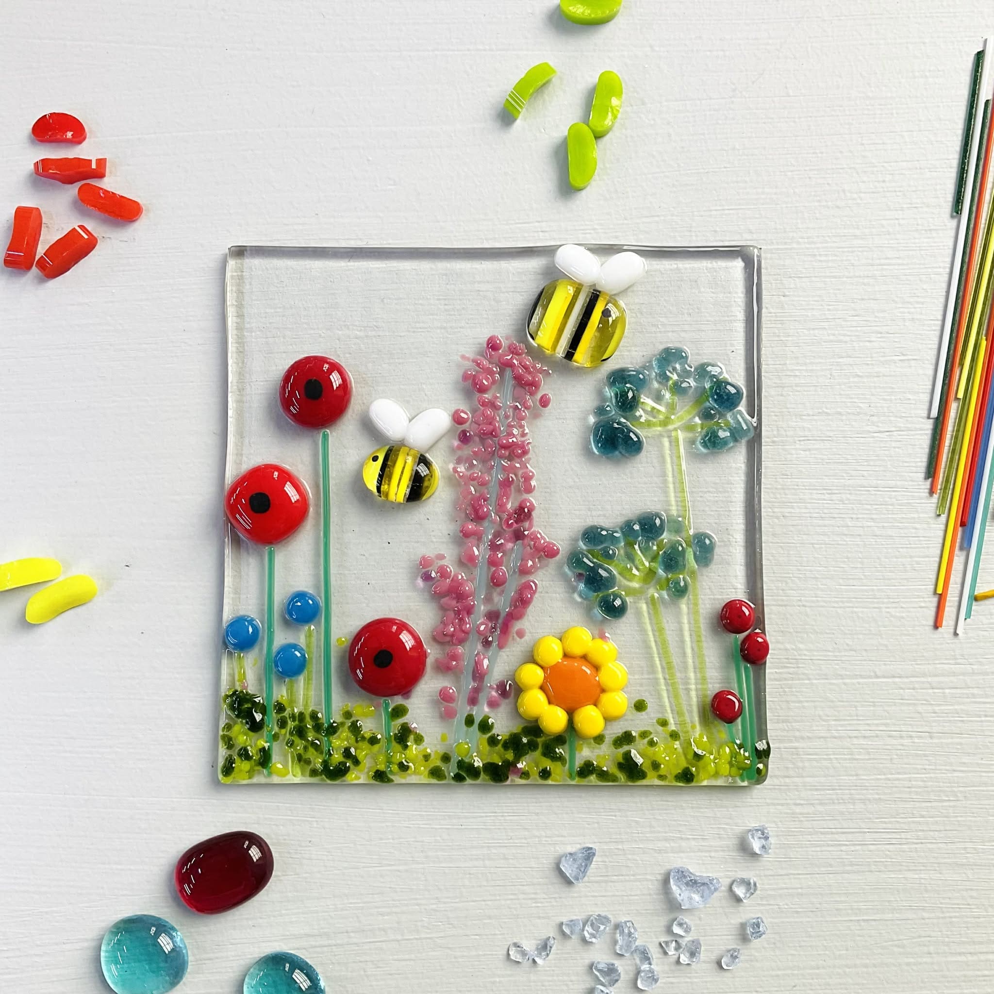 fused glass workshop summer holidays craft fun for kids rainy day activity cornwall