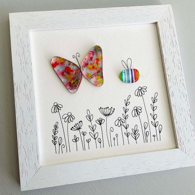 Butterfly and Bees - Image 2