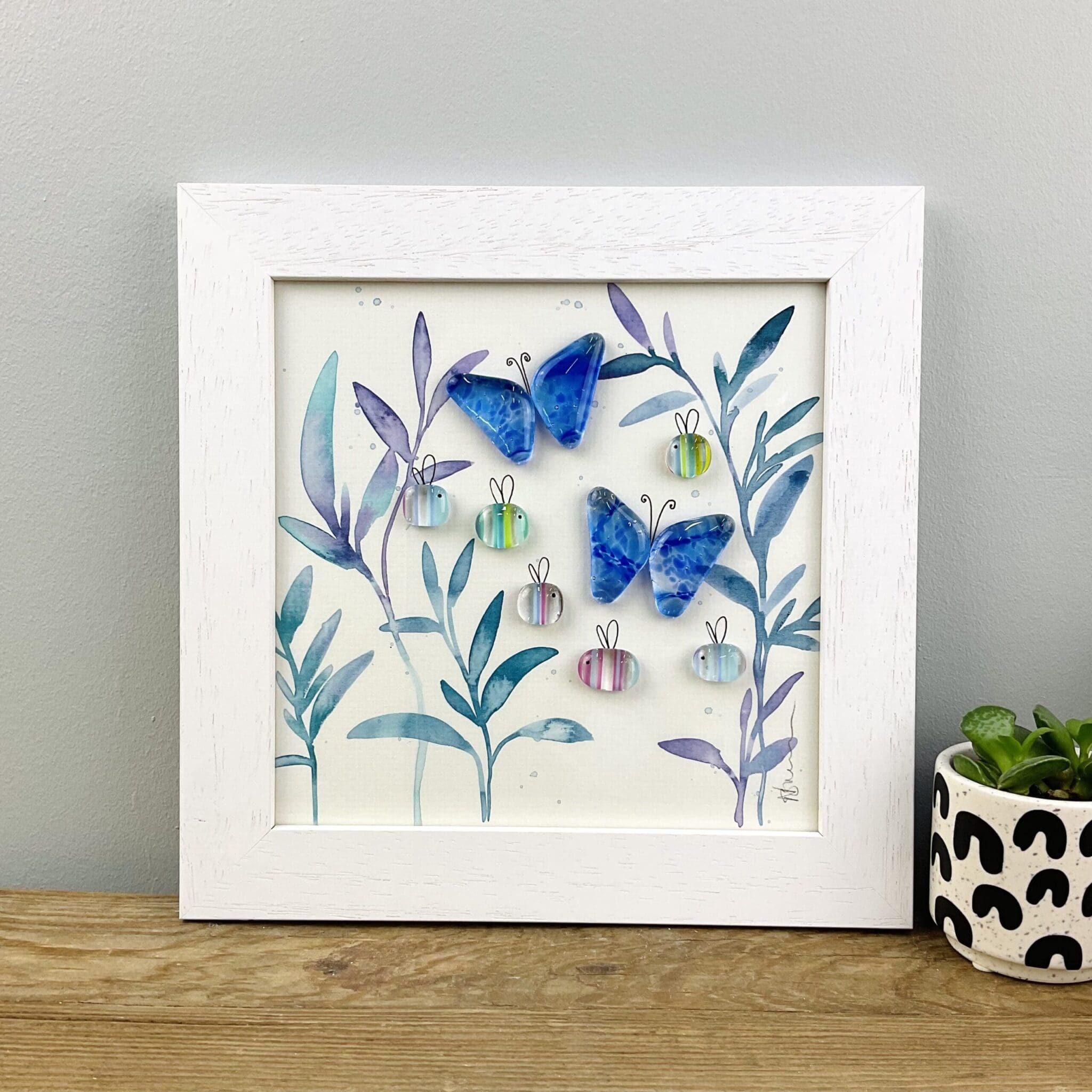 Butterfly & Bees Painted Garden