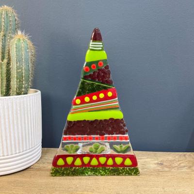 Fused Glass Christmas Tree Tealight Holder Workshop - Image 6