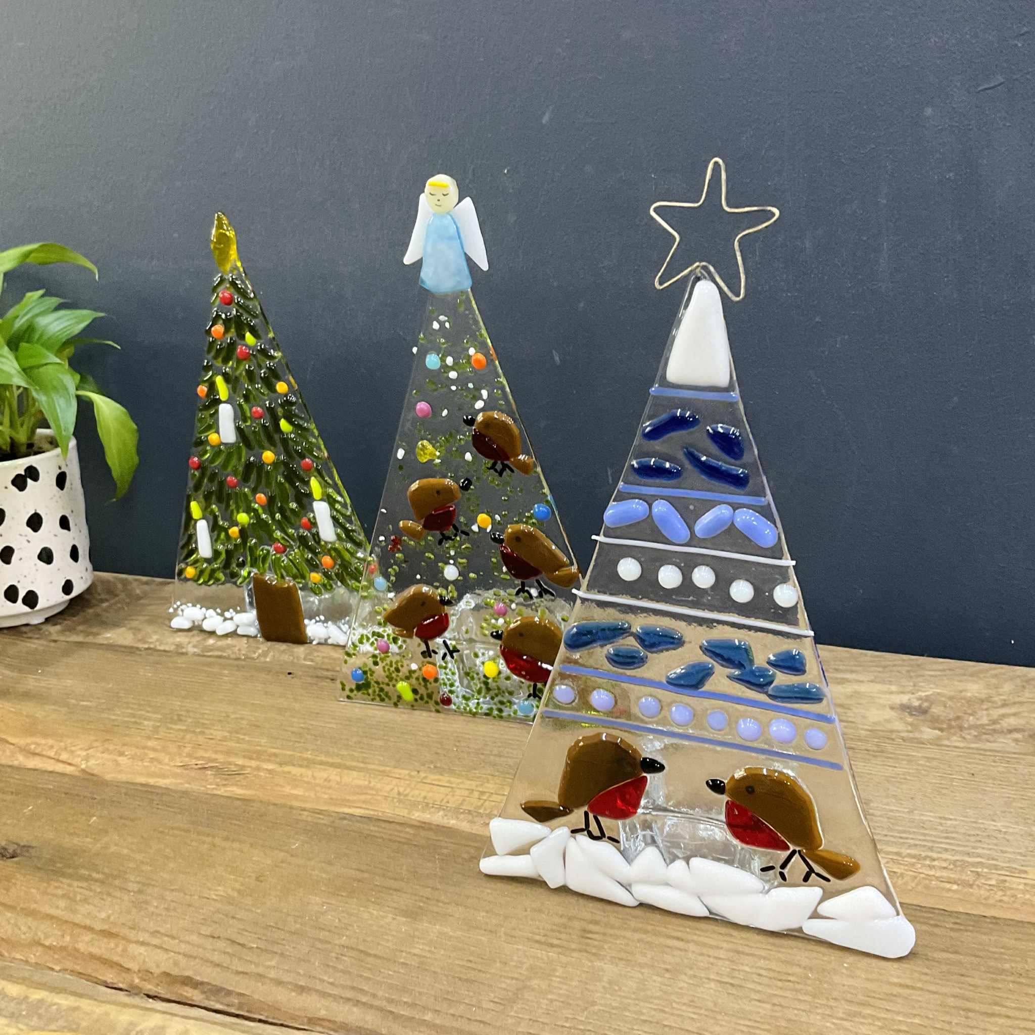 Fused Glass Christmas Tree Tealight Holder Workshop - Image 10