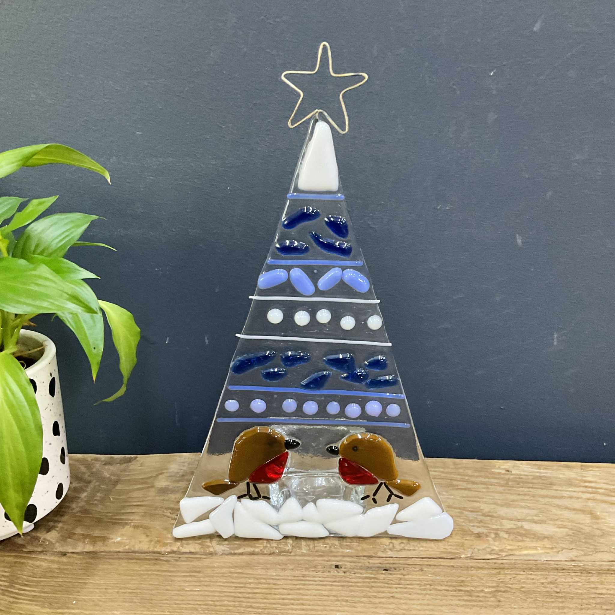 Fused Glass Christmas Tree Tealight Holder Workshop - Image 12