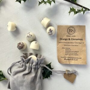 orange and cinnamon wax melts