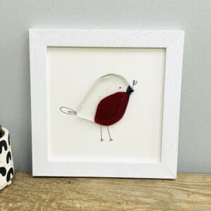 fused glass robin picture wall art robins appear when loved ones are near