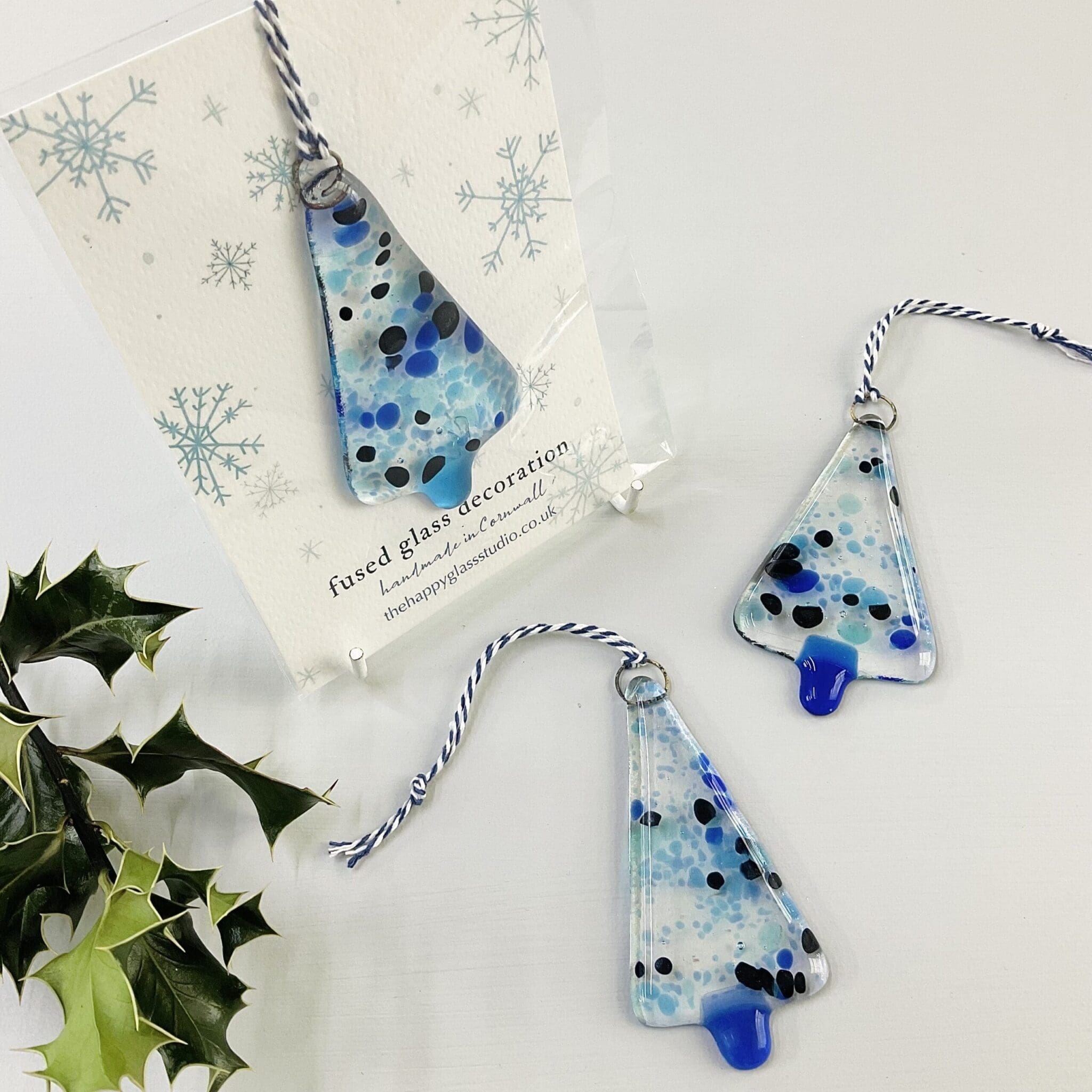 Christmas Tree Hanger - Sparkly Blue - Image 6