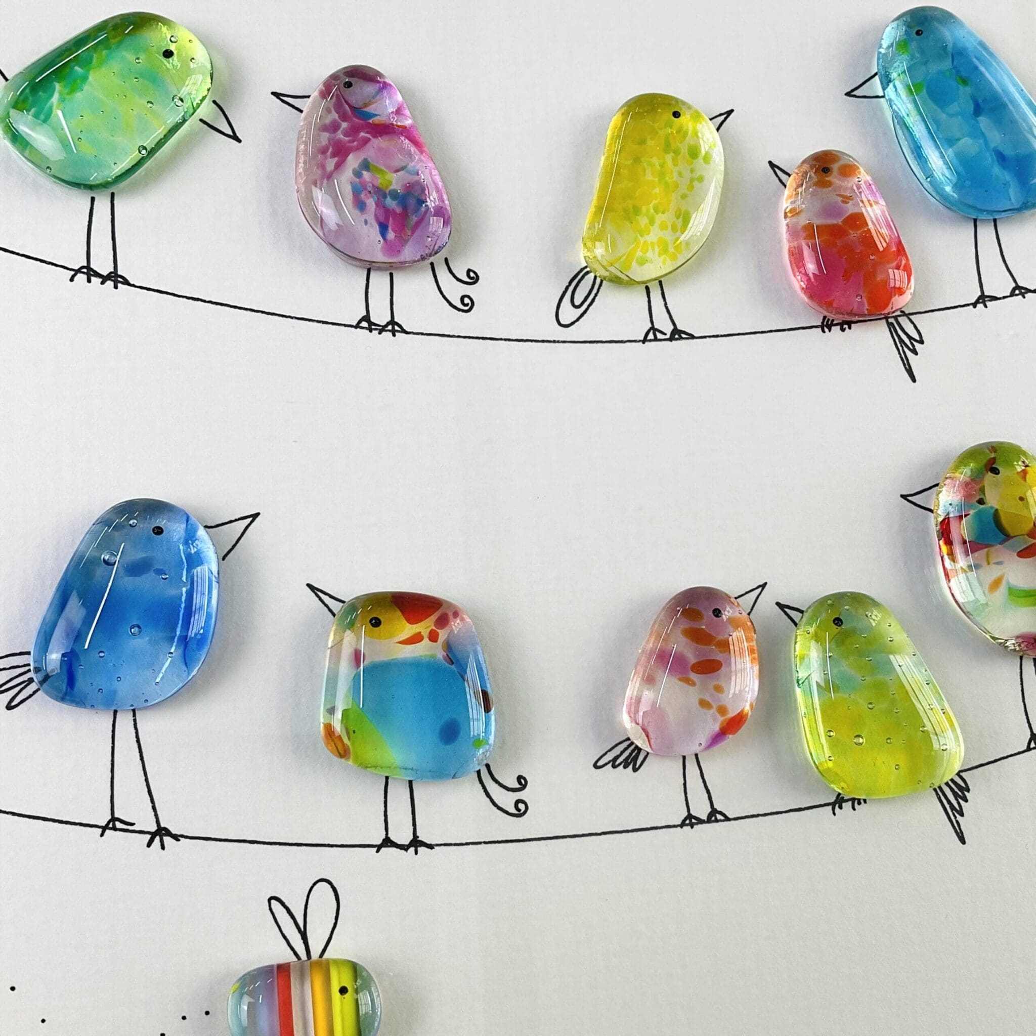 Birds on lines - Image 11