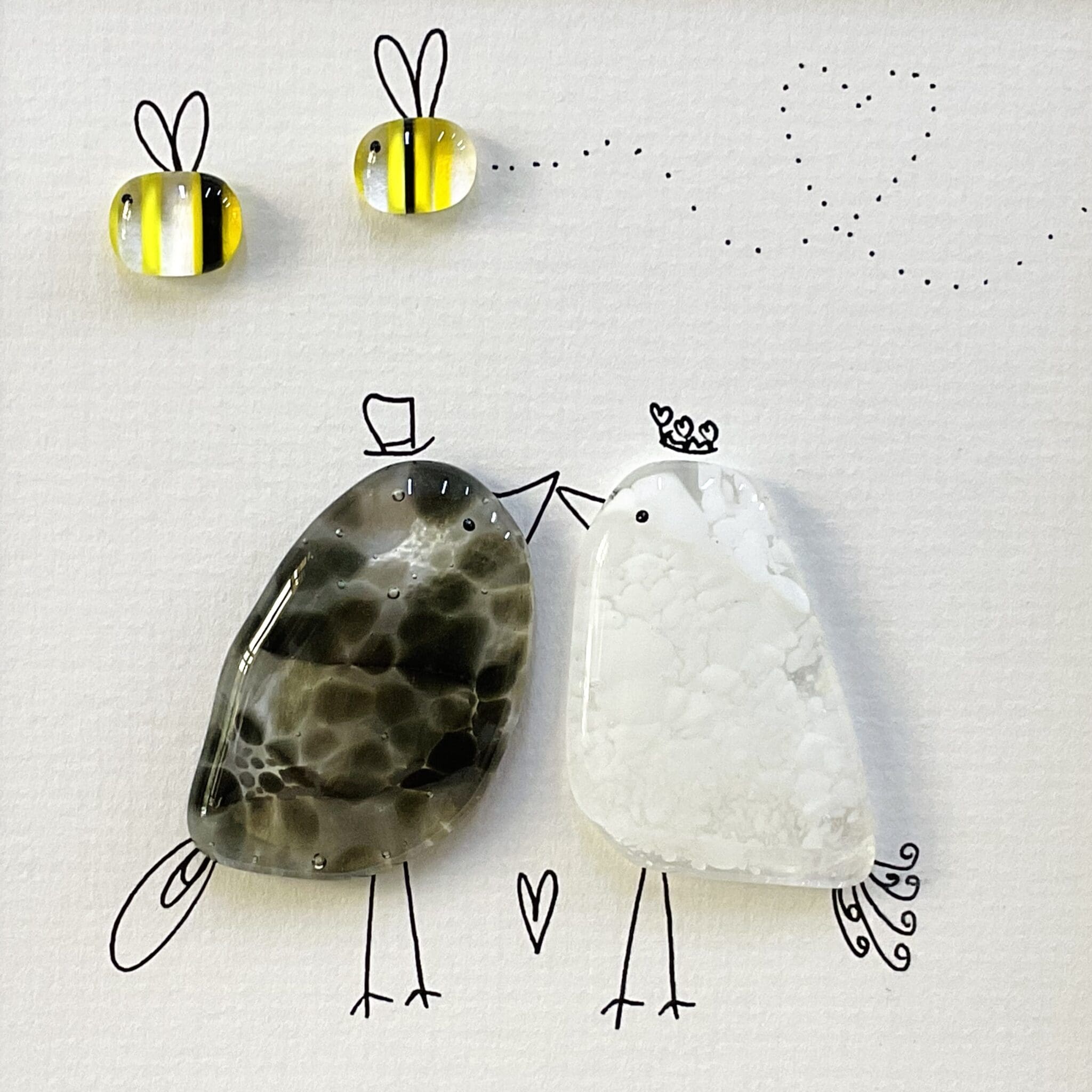 Bride & Groom with Bees - Image 6