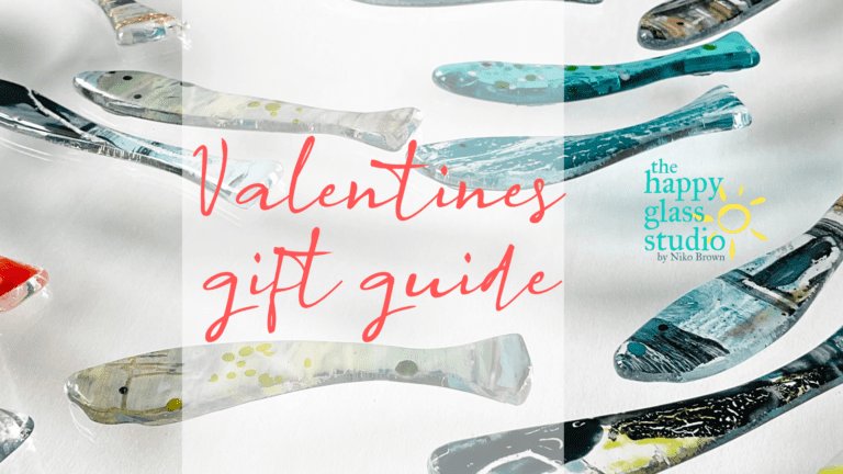 Heart fused glass gifts