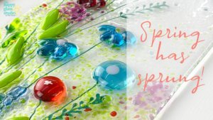 spring designs at the happy glass studio
