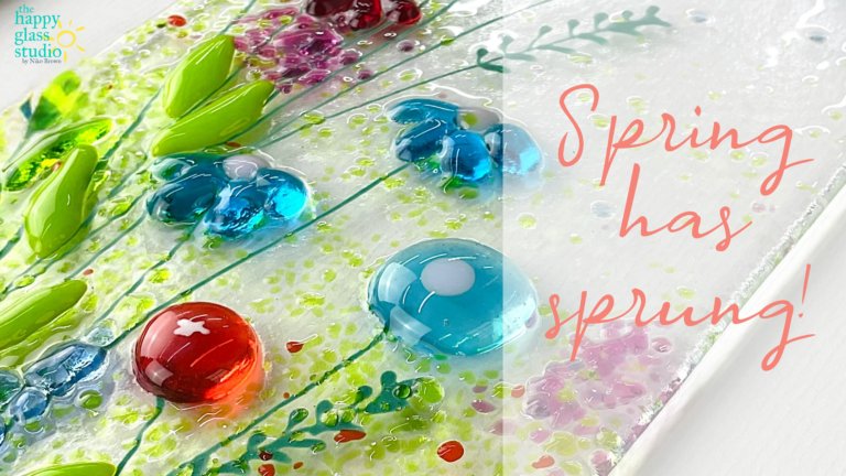 spring designs at the happy glass studio