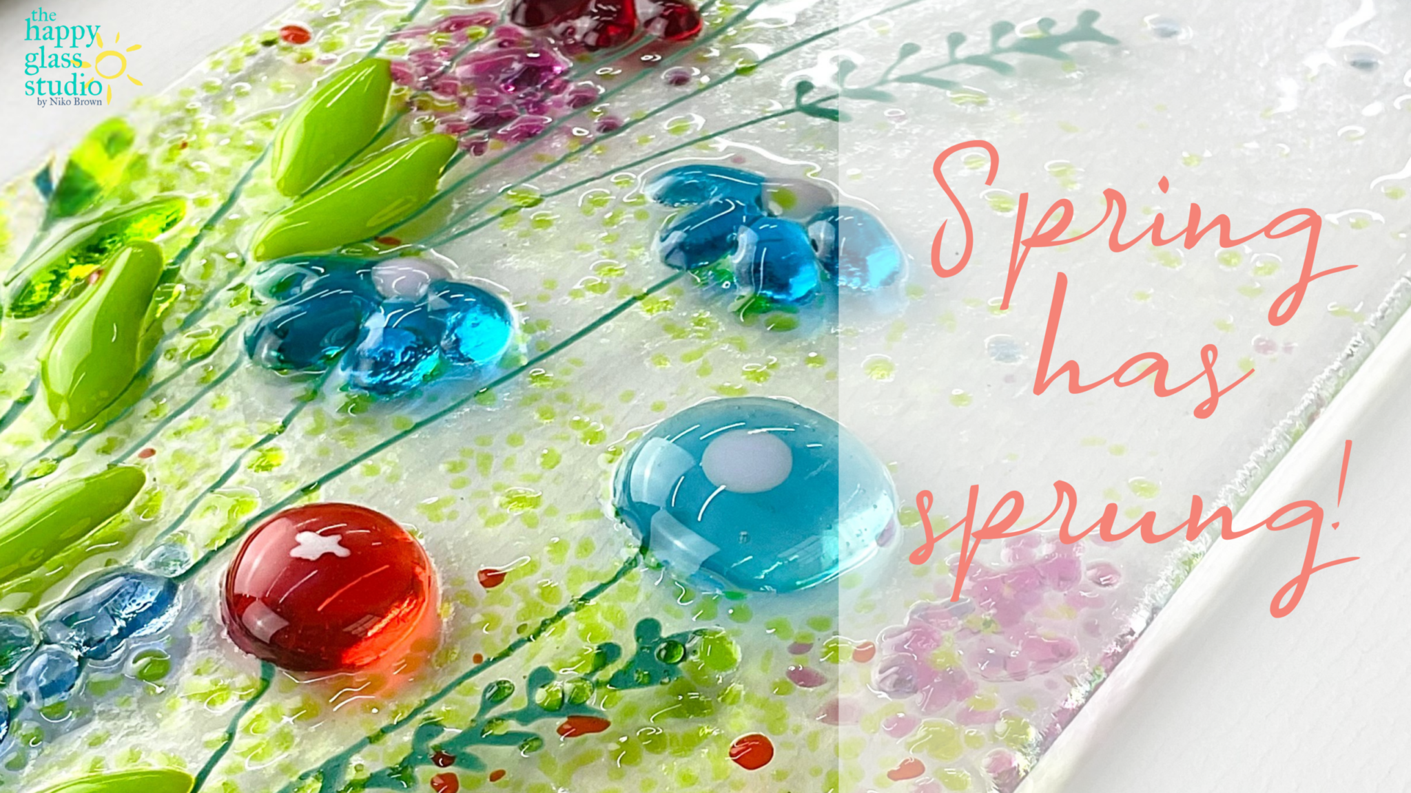 spring designs at the happy glass studio